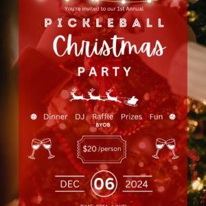 1st Annual Pickleball Christmas Party