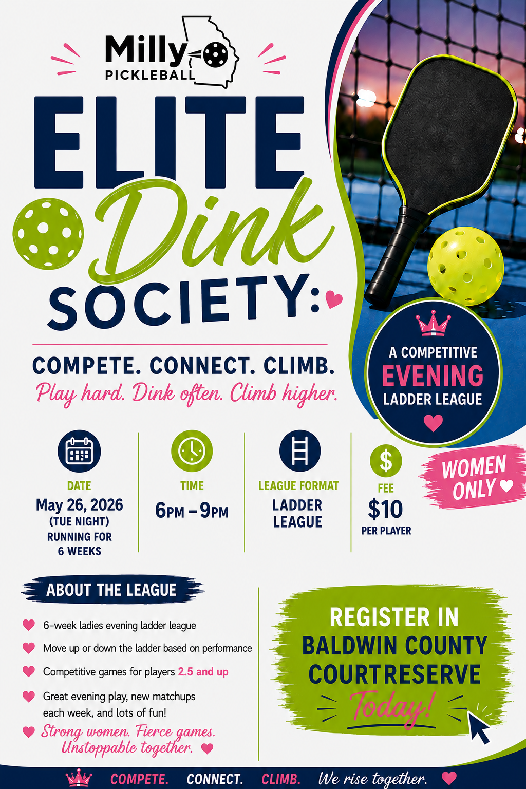 Elite Dink Society Flyer